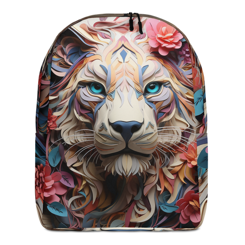 Lion Art Minimalist Backpack