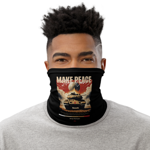 Make Peace Stop War Tank Face Mask & Neck Gaiter