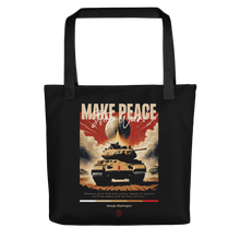 Make Peace Stop War Tank Tote Bag