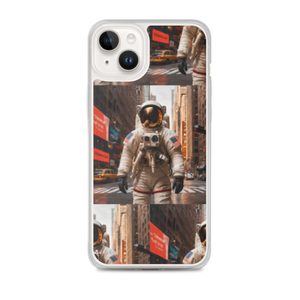 Astronout in the City iPhone Case