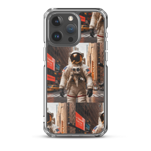 Astronout in the City iPhone Case