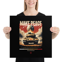 Make Peace Stop War Tank Poster Print Art