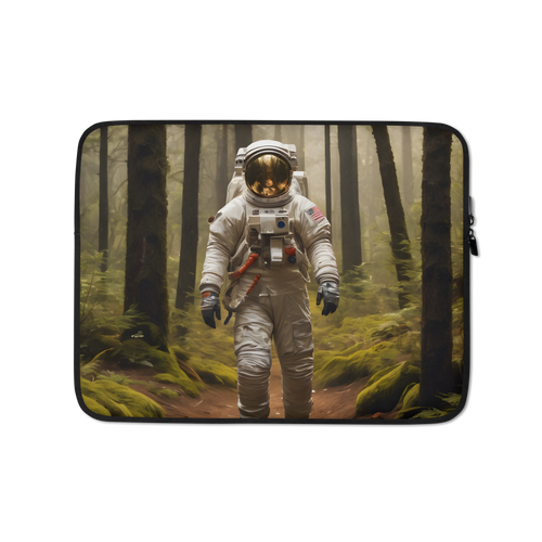 Astronout in the Forest Laptop Sleeve