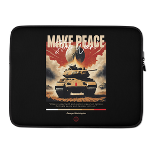 Make Peace Stop War Tank Laptop Sleeve
