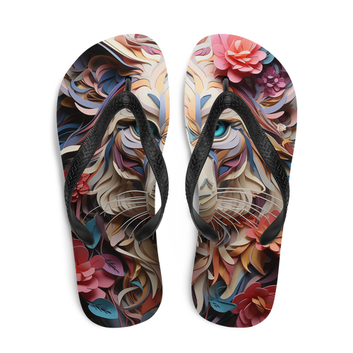Lion Art Flip-Flops