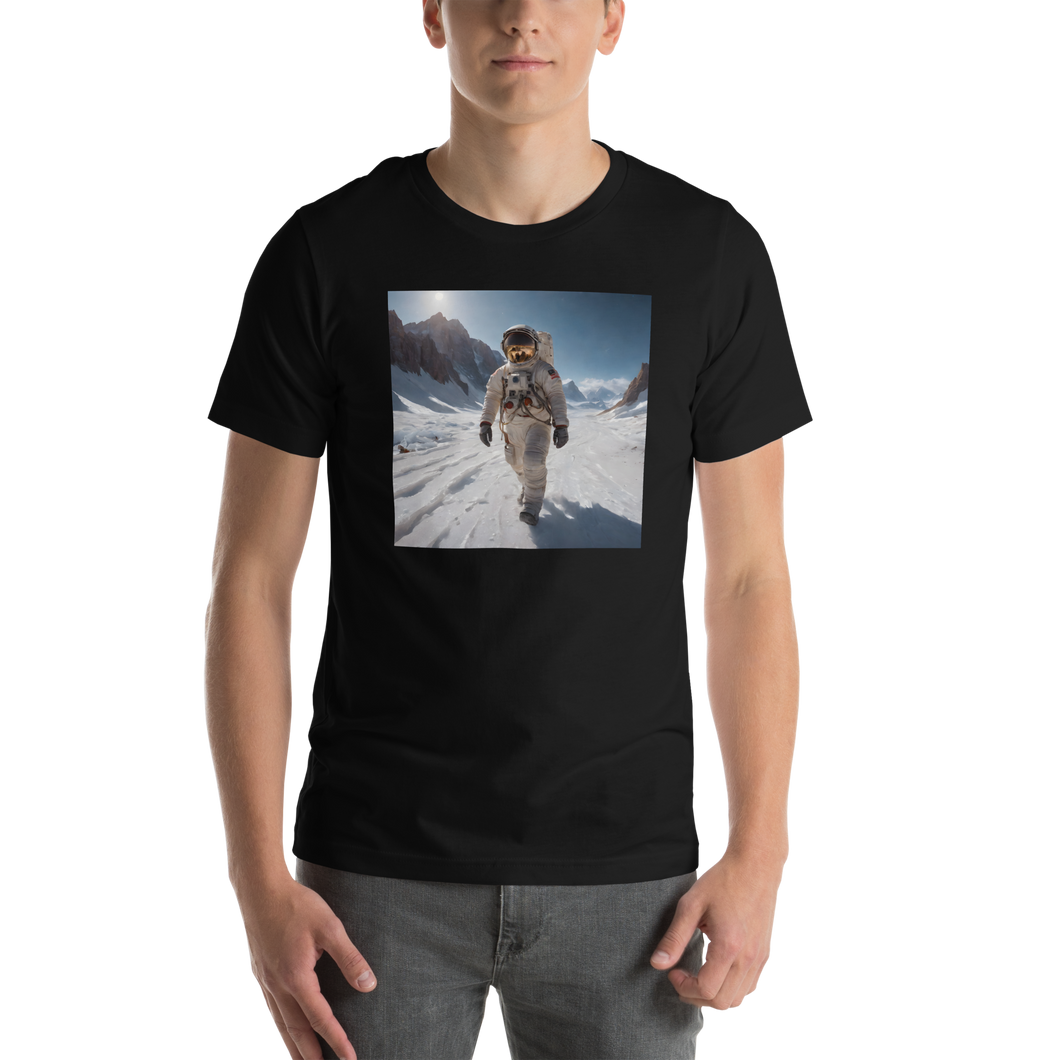 Astronaut Snow Unisex T-shirt