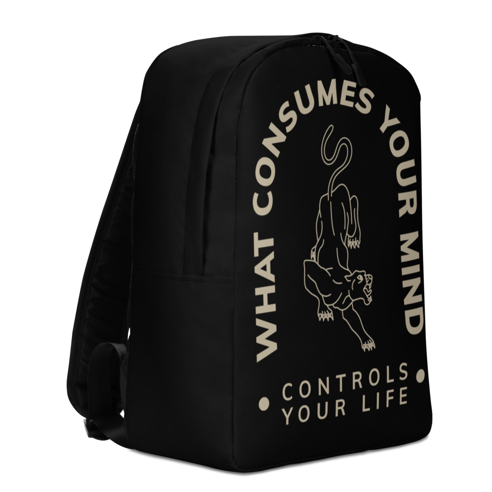 What Consume Your Mind Minimalist Backpack Design Express 