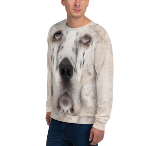 English Setter "All Over Animal" Unisex Sweatshirt by Design Express
