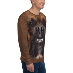 Boxer "All Over Animal" Unisex Sweatshirt by Design Express