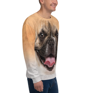 French Bulldog "All Over Animal" Unisex Sweatshirt by Design Express