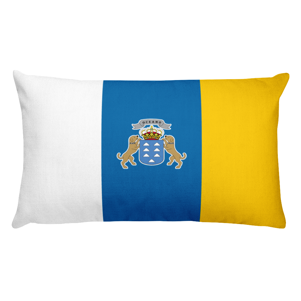 Serranilla Bank Flag Allover Print Rectangular Pillow main image 1