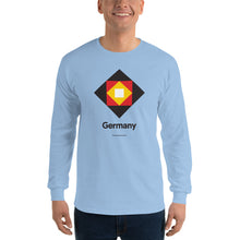 Light Blue / S Germany "Diamond" Long Sleeve T-Shirt by Design Express