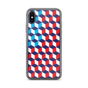 iPhone X/XS America Cubes Pattern iPhone Case iPhone Cases by Design Express