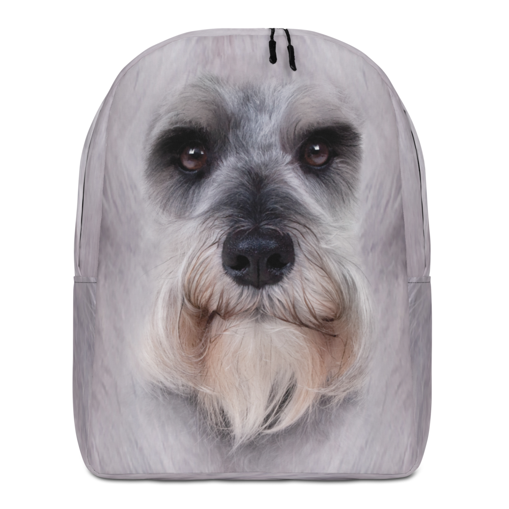 Schnauzer Dog Minimalist Backpack Design Express