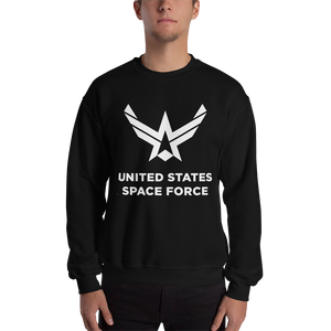 Black / S United States Space Force "Reverse" Sweatshirt by Design Express
