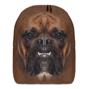 Default Title Boxer Dog Minimalist Backpack by Design Express