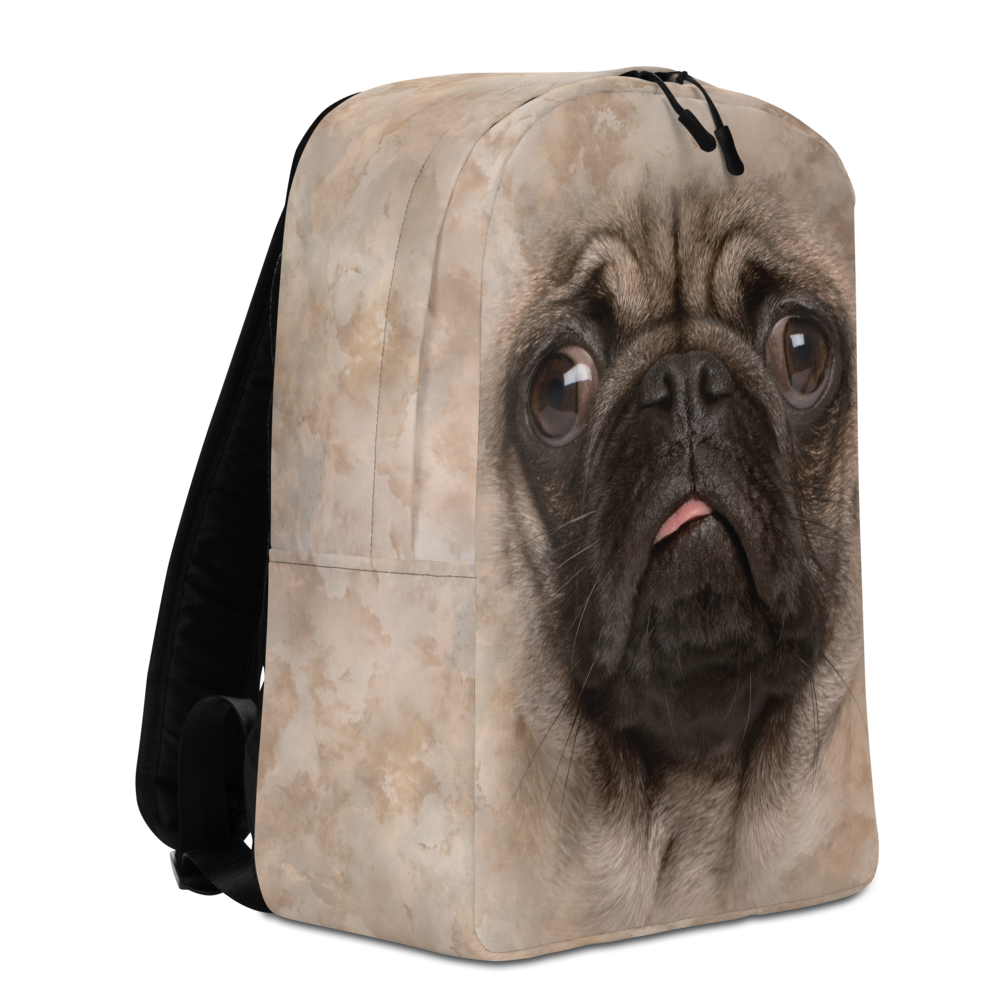 Pug Puppy Dog Minimalist Backpack Design Express