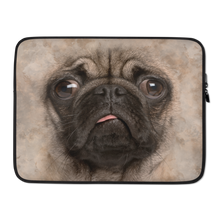 15 in Pug Dog Laptop Sleeve by Design Express