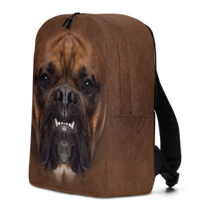 Boxer Dog Minimalist Backpack by Design Express