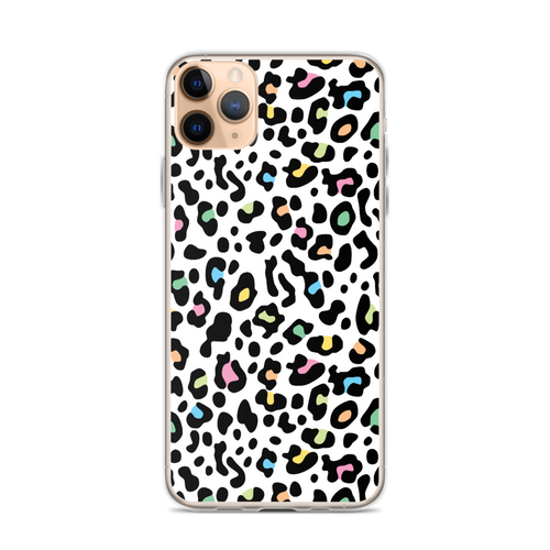 iPhone 11 Pro Max Color Leopard Print iPhone Case by Design Express