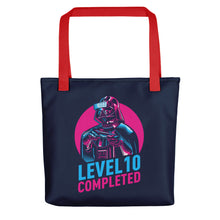 Red Darth Vader Level 10 Completed (Dark) Tote bag Totes by Design Express