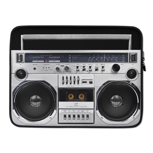 15 in Boom Box 80s Laptop Sleeve by Design Express