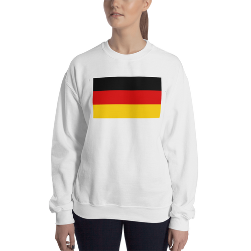 White / S Germany Flag Sweatshirt by Design Express