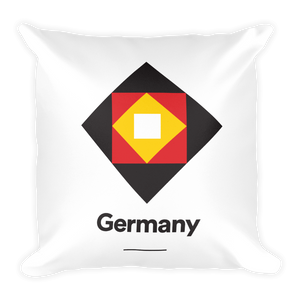 Default Title Germany "Diamond" Square Pillow by Design Express