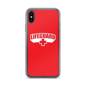 iPhone X/XS Lifeguard Classic Red iPhone Case iPhone Cases by Design Express