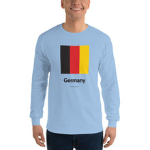Light Blue / S Germany "Block" Long Sleeve T-Shirt by Design Express