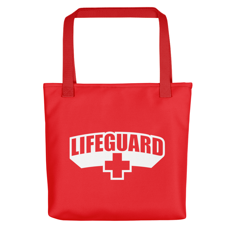 Default Title Lifeguard Classic Red Tote bag Totes by Design Express