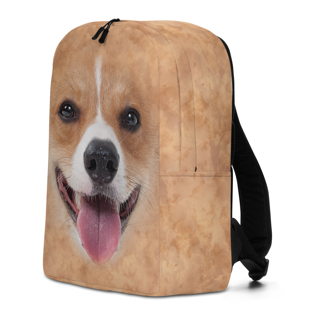 corgi lifestyle mini backpack Corgi Dog Minimalist Backpack – Design Express