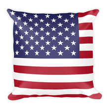 United States Flag "All Over" Square Pillow by Design Express