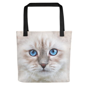 Black Siberian Kitten "All Over Animal" Tote bag Totes by Design Express