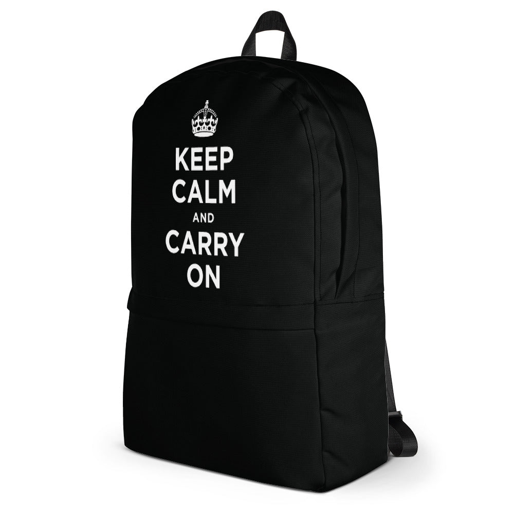 keep calm and carry on black and white