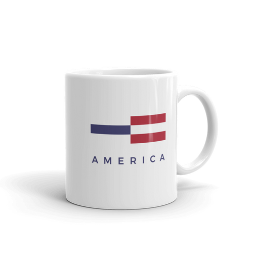 Default Title America Tower Pattern Mug Mugs by Design Express
