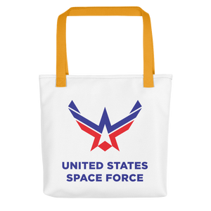 Yellow United States Space Force Tote bag Totes by Design Express