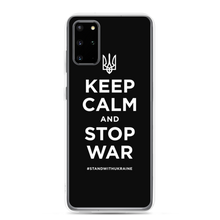 Samsung Galaxy S20 Plus Keep Calm and Stop War (Support Ukraine) White Print Samsung Case by Design Express