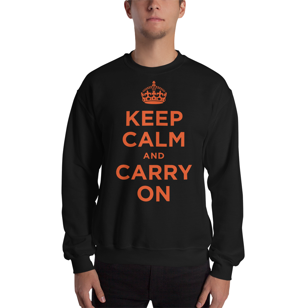 Black / S Keep Calm and Carry On 