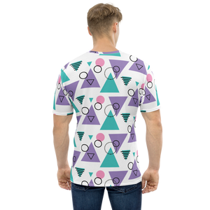 Memphis Colorful Pattern 03 All-Over Print Men's Crew Neck T-Shirt