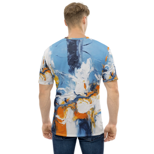 Pray & Forgive Oil Painting All-Over Print Men's Crew Neck T-Shirt