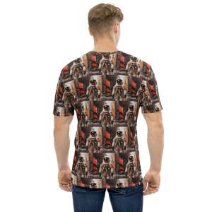 Astronout in the City All-Over Print Men's Crew Neck T-Shirt