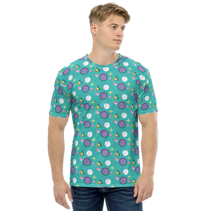 Memphis Colorful Pattern 01 All-Over Print Men's Crew Neck T-Shirt