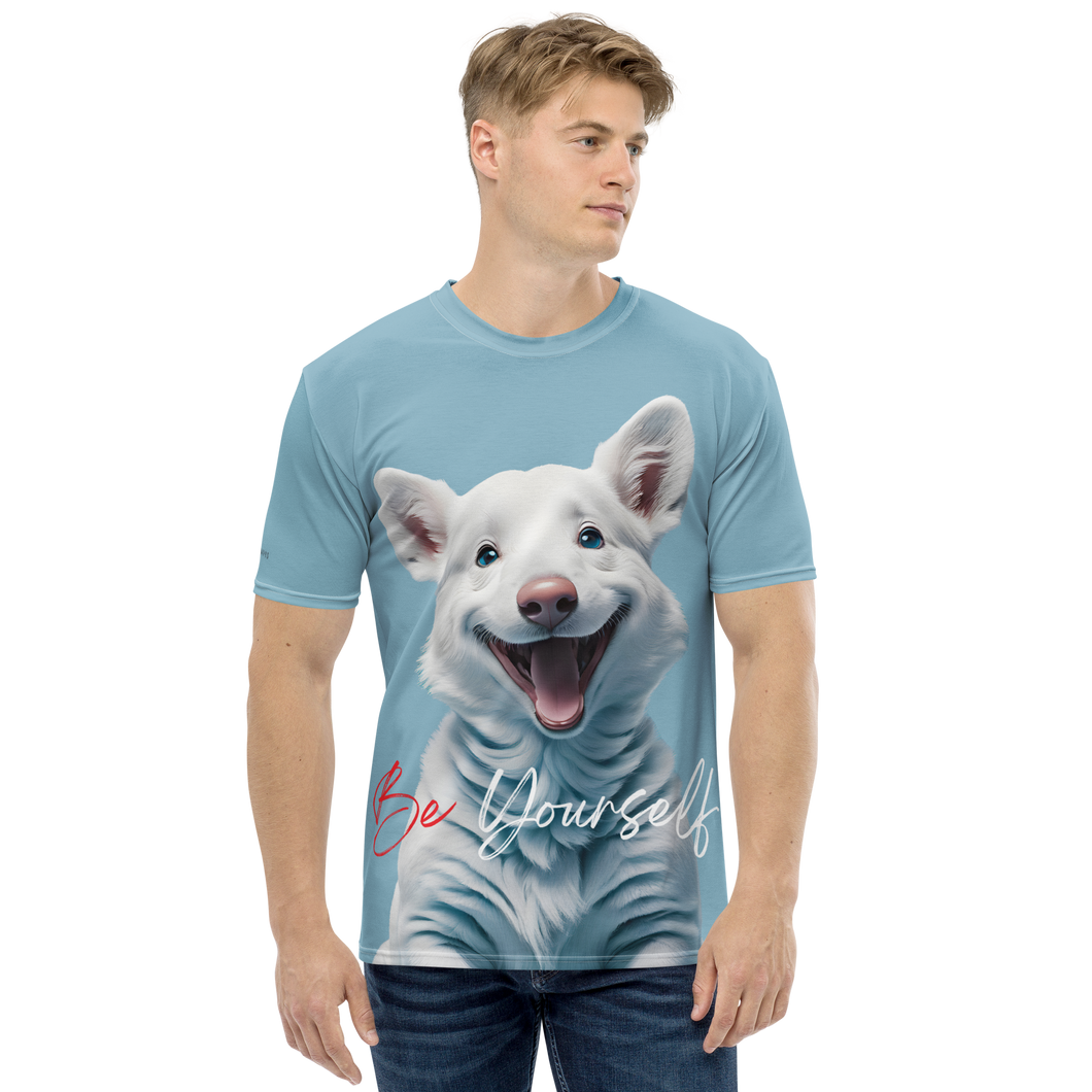 Cute Dog Be Yourself All-Over Print Men's T-Shirt