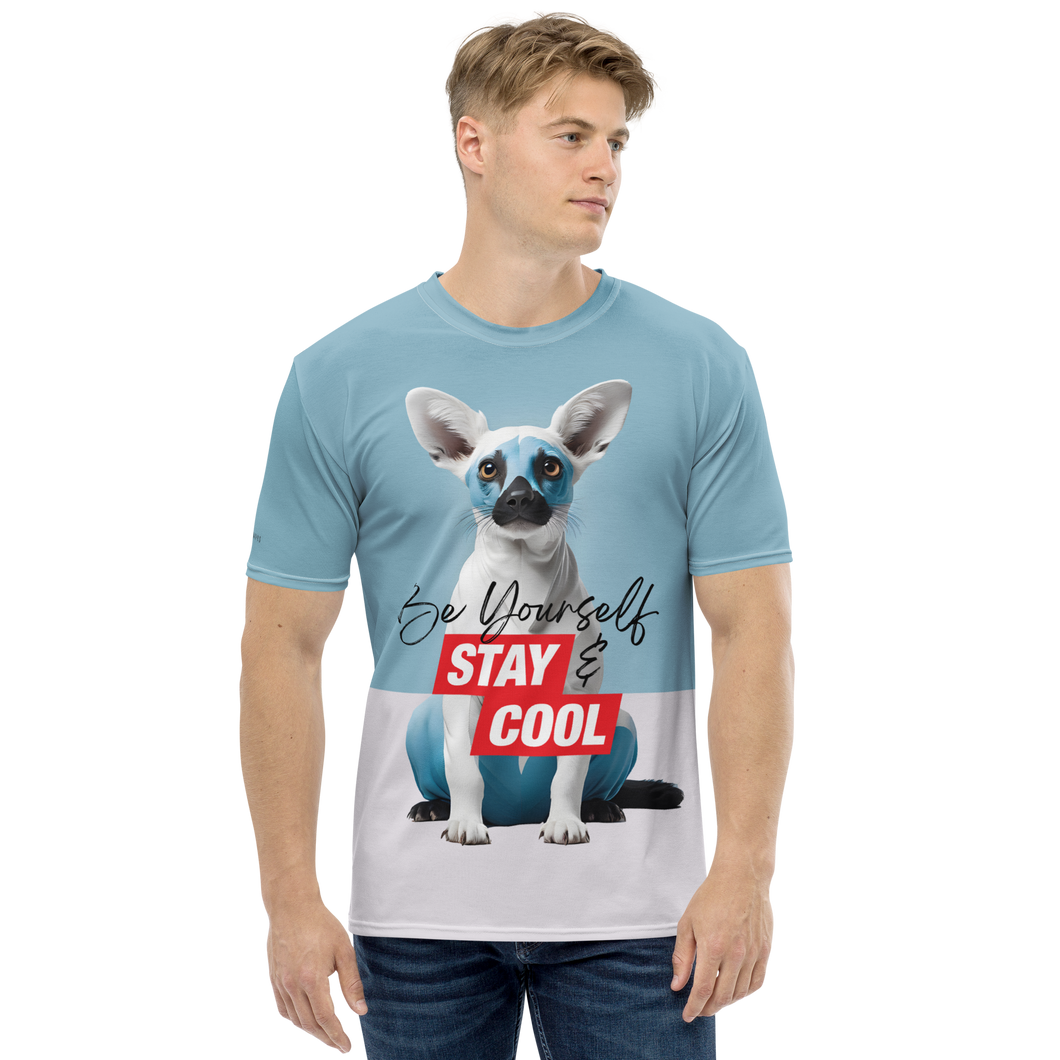 Be Yourself & Stay Cool All-Over Print Men's T-Shirt