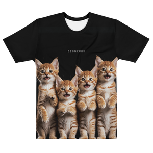 Four Cute Cats All-Over Print Men's T-Shirt