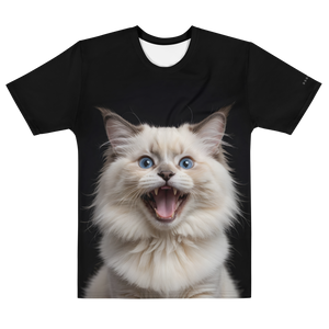 Angry Ragdoll Kitten All-Over Print Men's T-Shirt