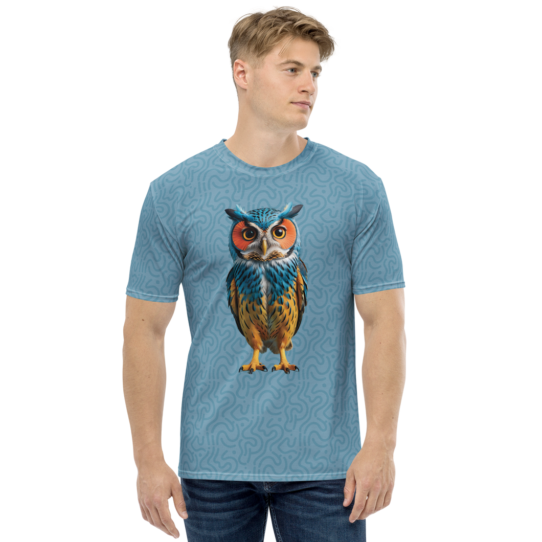 Blue Owl All-Over Print Men's T-Shirt