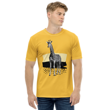 Giraffe Zebra Skin All-Over Print Men's T-Shirt