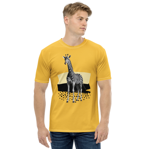 Giraffe Zebra Skin All-Over Print Men's T-Shirt